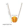 Collar de aleación con colgante de fútbol y baloncesto deportivo de Amazon, nuevo collar para hombre y mujer, joyería al por mayor, fábrica Shein