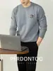 ¡Lana de Oveja y Modal! Tejido de punto básico bordado en relieve de alta gama, cálido para el invierno, lujo accesible, tejido casual para hombre