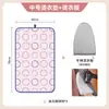 Tábua de Passar para Uso Doméstico, Dobrável, para Cama, Passar Roupas, Tecido de Isolamento Térmico, Luvas Anti-Escaldamento de Mão, Tábua de Passar de Pendurar