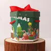 Caixa de embalagem de frutas de Natal Caixa de presente de Véspera de Natal Caixa de papel para presente de doces Caixa hexagonal criativa Caixa de presente atacado