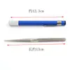 Afilador de diamante tipo pluma de doble punta, lima multifuncional para anzuelos de pesca, varilla de afilado portátil, herramienta de afilado para exteriores