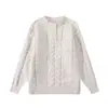 Vendedor Popular Transfronterizo Moda Cárdigan de Punto Trenzado con Media Botonadura Fábrica Puede Bordar Ropa de Punto para Hombre Ropa de Invierno