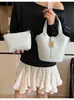 Bolso de Cubo de Mano de Estilo Nicho Transfronterizo para Mujer 2025 Nuevo Casual Versátil para Viajar al Trabajo Bolso de Hombro Cruzado