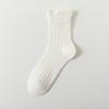 Nuevas medias de caña media para primavera y verano, primavera y otoño, anti-pilling, antibacterianas, algodón puro, sin costuras, calcetines de malla de algodón para mujer, niños, venta al por mayor