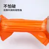 Bolsa de Empaque Express Gruesa de Nuevo Material Naranja Bolsa de Empaque Destructible Bolsa de Cinta para Empaque de Logística de Ropa al por Mayor