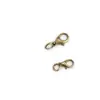 Fecho tipo lagosta, argola única, argola aberta, acessórios para joias DIY, materiais para pulseiras e colares, fecho conector, acessórios de fecho tipo lagosta, DIY