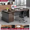 Escritorio de oficina, escritorio de jefe, escritorio individual, juego simple de escritorio y silla de oficina, estación de trabajo para empleados, escritorio de escritura, escritorio de computadora ejecutivo