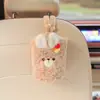 Cubo de basura para coche, caja de almacenamiento colgante para respaldo de asiento de coche, cubo de basura impermeable multifuncional, accesorio de interior de coche de dibujos animados