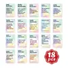 18 Nuevas Tarjetas de Recordatorio Diario Transfronterizo con Frases Creativas Inspiradoras y Tarjetas de Texto Motivacional