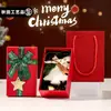 Navidad Abastecimiento Transfronterizo Carrillón de Viento Navideño Decoración de Atmósfera Regalo Llavero de Árbol de Navidad de Felpa Colgante para Bolso Venta al por Mayor