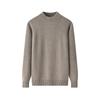 Invierno 100 suéter de cachemira pura top para hombre medio cuello alto floral jersey ropa casual de negocios temperamento suéter de manga larga