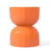 Mesa de Centro Creativa Escandinava de Reloj de Arena Mesa Lateral para Sofá Mesa de Esquina de Diseñador Hogar para Apartamento Pequeño Taburete Pequeño Estante de Almacenamiento de Mesita de Noche