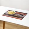 Tapete de mesa de estilo europeo, insípido, respetuoso con el medio ambiente, fresco, de PVC, impermeable, aislante, tapete de mesa, posavasos
