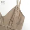Corsé de ballena con forro de malla, estilo europeo y americano, top moldeador de moda para exportación