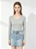 Camiseta de Manga Corta de Algodón Puro Ligero para Mujer Yidi, Corte Holgado, Adelgazante, Versátil, Marca Trendy Ins, Nuevo Artículo Caliente de Verano