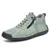 Sitio Independiente Comercio Exterior Zapatos Casuales de Cuero para Hombre Zapatos Casuales de Caña Alta Retro para Hombre Zapatos para Exteriores Aliexpress Wish