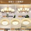 Novo Lustre Estilo Europeu Luxuoso Atmosférico Moderno Lustre para Sala de Estar Sala de Jantar Quarto Escadas Liga de Zinco Simples Europeu Lâmpada de Vela