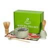 Set Exclusivo Transfronterizo de Matcha Set de 7 Piezas Tazón Japonés de Matcha con Pico, Set de Té de 100 Púas, Caja de Color Cerámica Estilo Ins