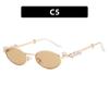 Armazón de Metal Ovalado con Incrustaciones de Diamantes Ke Dun, Gafas de Marco Pequeño Perladas, Estilo de Gama Alta, Adecuadas para Maquillaje Natural, Se Pueden Adaptar con Lentes Graduados para Miopía