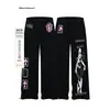 Comercio Transfronterizo 2026 Tendencia Primavera/Verano Pantalones Deportivos Ligeros Sueltos Estilo Retro Americano Estampado Cruzado Cordón Pantalones de Pierna Ancha