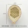 Arte de Bambu Xin Sheng Formato de Zongzi Decoração Trançada de Bambu DIY Estilo Chinês Auspicioso Artesanato Criativo Material de Arte Floral Trançado Feito à Mão