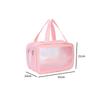 Neceser de una y doble capa Separación seco y húmedo Bolsa de almacenamiento impermeable Traje de viaje Bolsa de cosméticos portátil Bolsa de cosméticos de PVC