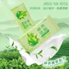 Toallitas húmedas limpiadoras desengrasantes con aroma a té verde, empaquetadas individualmente, paquetes pequeños individuales para adultos, una toallita por uso
