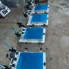Máquina de serigrafia mesa de impressão manual, mesa de serigrafia manual SM para pasta de solda pequena e média, tela de tinta para superfícies planas grandes