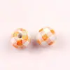 Cuentas Cuadros de Color Hechas a Mano Personalizadas 16mm20mm Cuentas Redondas Perforadas Manualidades Decorativas Cuentas Cuadros Fábrica