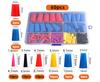 Plugue Cônico de Silicone Amazon Transfronteiriço Plugue de Vedação de Alta Elasticidade Plugue de Furo Conjunto de Plugues Protetores de Blindagem Galvanizada Caixa