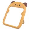 Espejo de Maquillaje de Plástico Espejo de Tocador de Escritorio para Dormitorio de Estudiantes Orejas de Gato de Dibujos Animados Plegable Espejo de Belleza de Princesa para el Hogar