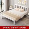 Cama de hierro para el hogar, cama doble de 1,5 m, cama de hierro reforzado y engrosado, cama individual de acero inoxidable, cama de 1,8 m con estructura de hierro para habitación de alquiler