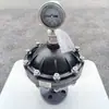 Amortiguador de Pulsos Tipo Diafragma de CPVC Acero Inoxidable de PVC PVDF Tanque de Buffer de Aire de PP con Manómetro