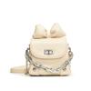 Mini Bolso Lazo Bolso Pequeño para Mujer 2024 Nuevo Verano Combinación Total Bolso Cuadrado Pequeño Tipo Caja Bolso Cruzado de Cadena a la Moda