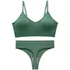 Conjunto de Lingerie Personalizado para Mulheres, Ajustável, Sem Aro, Retrator de Seios, Anti-Queda, Sutiã com Costas Bonitas, Tanga Respirável de Alta Elasticidade