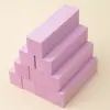 Fornecimento exclusivo transfronteiriço de bloco de polimento de algodão de alta elasticidade em quatro lados, em formato de tofu colorido, para conjunto de modelagem e polimento de unhas para manicure