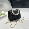 Mini Bolso Coreano para Mujer 2025 Nuevo Bolso de Mano Lindo y Elegante Textura Simple Lazo Un Hombro Cruzado