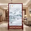 Nueva Pantalla Divisoria de Estilo Chino para Sala de Estar y Dormitorio, Pantalla Divisoria para el Hogar para Bloquear la Vista de la Sala de Estar y la Entrada, Pantalla Móvil