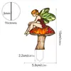 Decoración colgante Tyu641-684 Flor en maceta y planta verde de acrílico, Inserto, Decoración de planta en maceta, Planta de vidriera