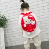 Mochila Escolar Linda de Dibujos Animados para Niños Jardín de Infancia Clase Pequeña Mochila para Bebé Muñeco Gato Kt Mochila para Niños de 1 a 3 Años