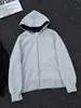 Jaqueta Moletom com Capuz Patchwork Americano Color Block Masculina Outono Cleanfit Peso Pesado Branco Cinza Jaqueta Cardigan Casal