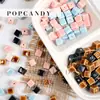 Accesorios para Joyería DIY Cuentas Cuadradas de Cerámica Pendientes Hechos a Mano con Cuentas Collares Cadenas para Teléfono Amuletos para Bolsos Cuentas Sueltas Accesorios Cuentas