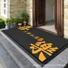 Nuevo Felpudo de Entrada Estilo Chino Hilo de Nailon de Alta Elasticidad Malla Elástica Felpudo de Puerta Exterior Entrada de Villa Eliminación de Polvo Raspado de Barro Antideslizante Pie