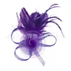 Nova tiara Amazon europeia e americana véu de noiva cocar de penas cocar vintage cocar de performance acessórios de cabelo de flor tiara mulheres