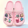 Diapositivas para zapatos Crocs, dibujos animados de experimentos químicos de PVC de caucho blando hebillas para zapatos, diversión científica regalos para estudiantes, al por mayor decorativo
