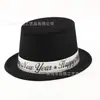 Directamente del fabricante: Sombreros de copa flockados de PVC, Sombreros de Año Nuevo de estilo nuevo, Sombreros de fiesta para bailar, Accesorios de actuación para festivales