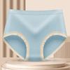 Ropa Interior Sin Costuras Estilo Japonés para Mujer Verano Desnudo Fino Transpirable Algodón Entrepierna Tiro Medio Shorts para Mujer Talla Extra Grande Calzones para Mujer