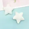 Estrella de cinco puntas de felpa de un lado de 5.5cm accesorios peinado diy material hecho a mano agujero zapatos decoración con materias primas al por mayor