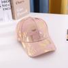Gorra para niños 2021 Nueva Primavera y Verano Gorra de Béisbol con Letras para Mujer Gorra Grande para Niños Sombrero para el Sol Comercio Exterior Transfronterizo
