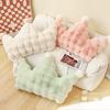 Almohada de Sofá Simple Moderna Forma Geométrica Corona Corazón Órgano Plisada Moda Hogar Nicho Cojín Almohada